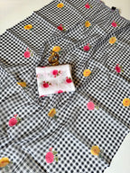 Soft linen cotton saree