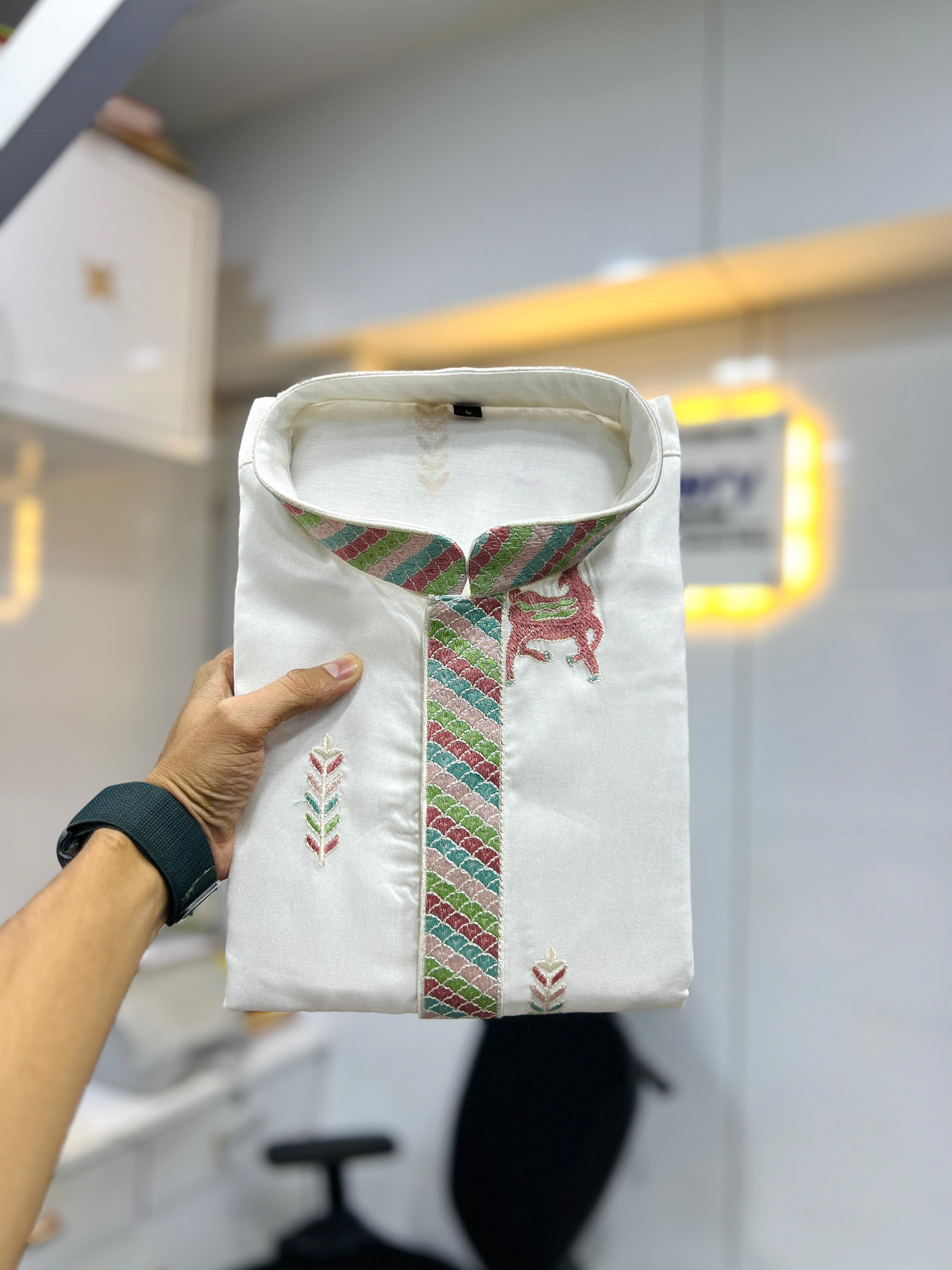Trendy Daaman Concept Kurta For Mens