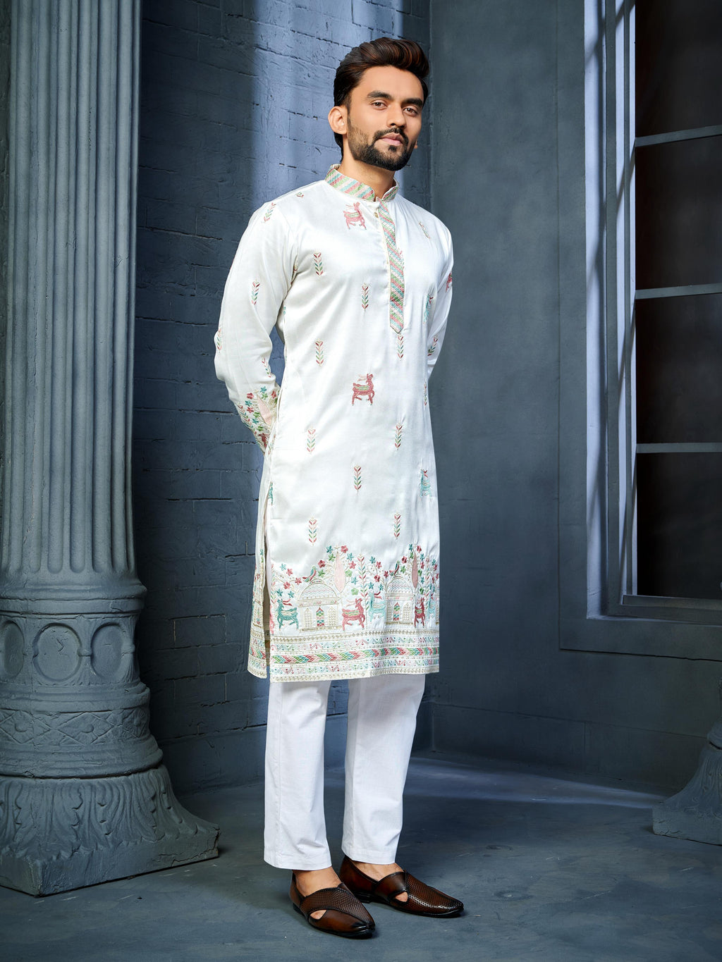 Trendy Daaman Concept Kurta For Mens