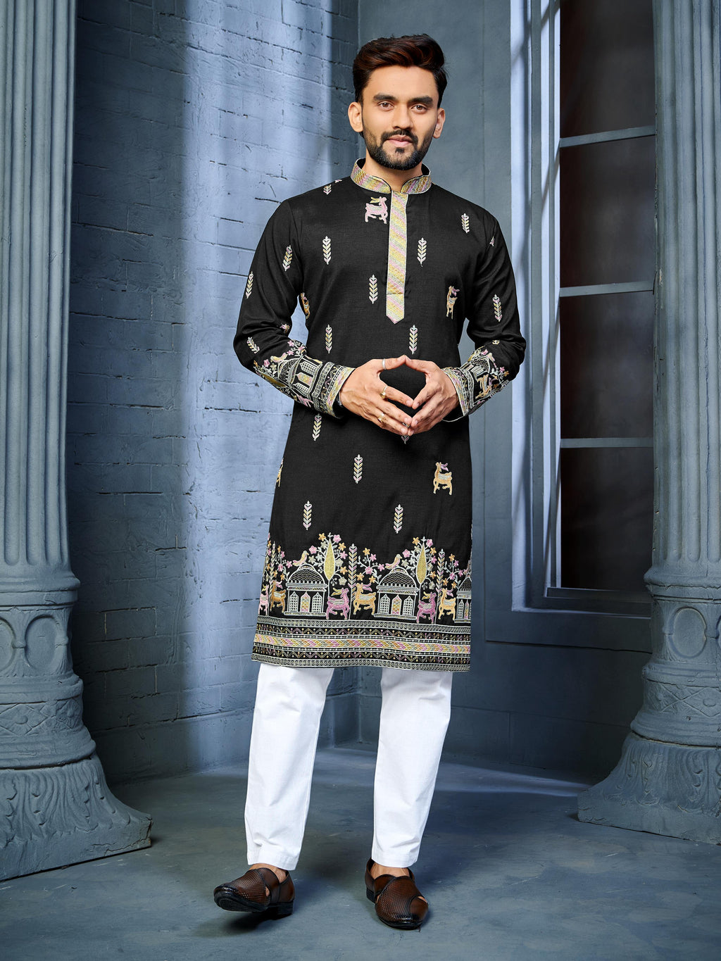 Trendy Daaman Concept Kurta For Mens