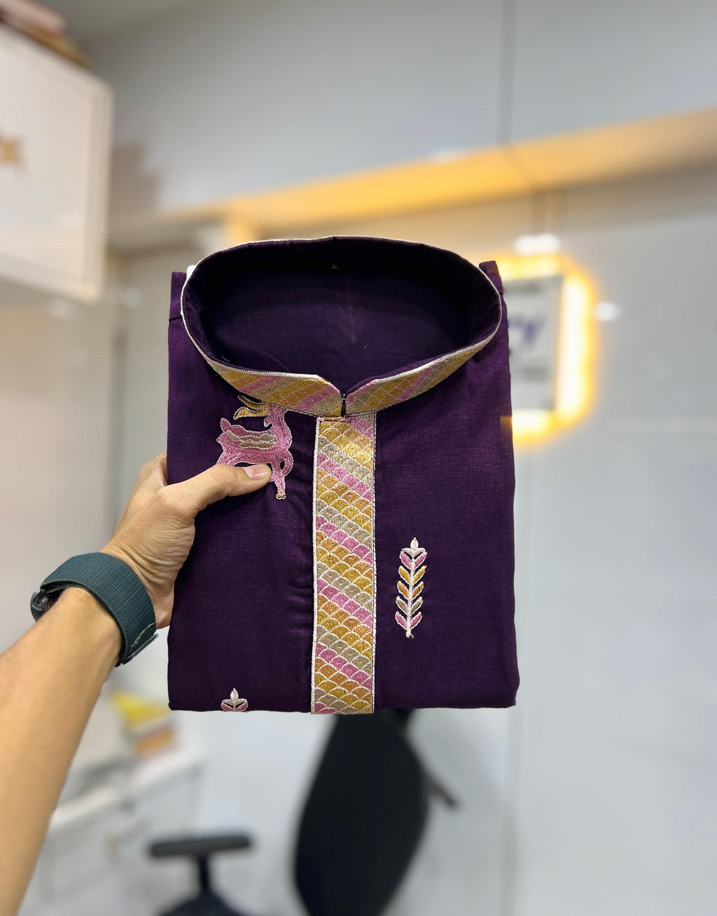 Trendy Daaman Concept Kurta For Mens