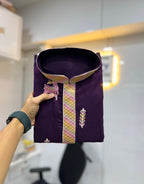 Trendy Daaman Concept Kurta For Mens