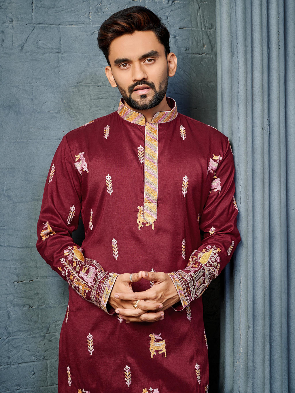 Trendy Daaman Concept Kurta For Mens