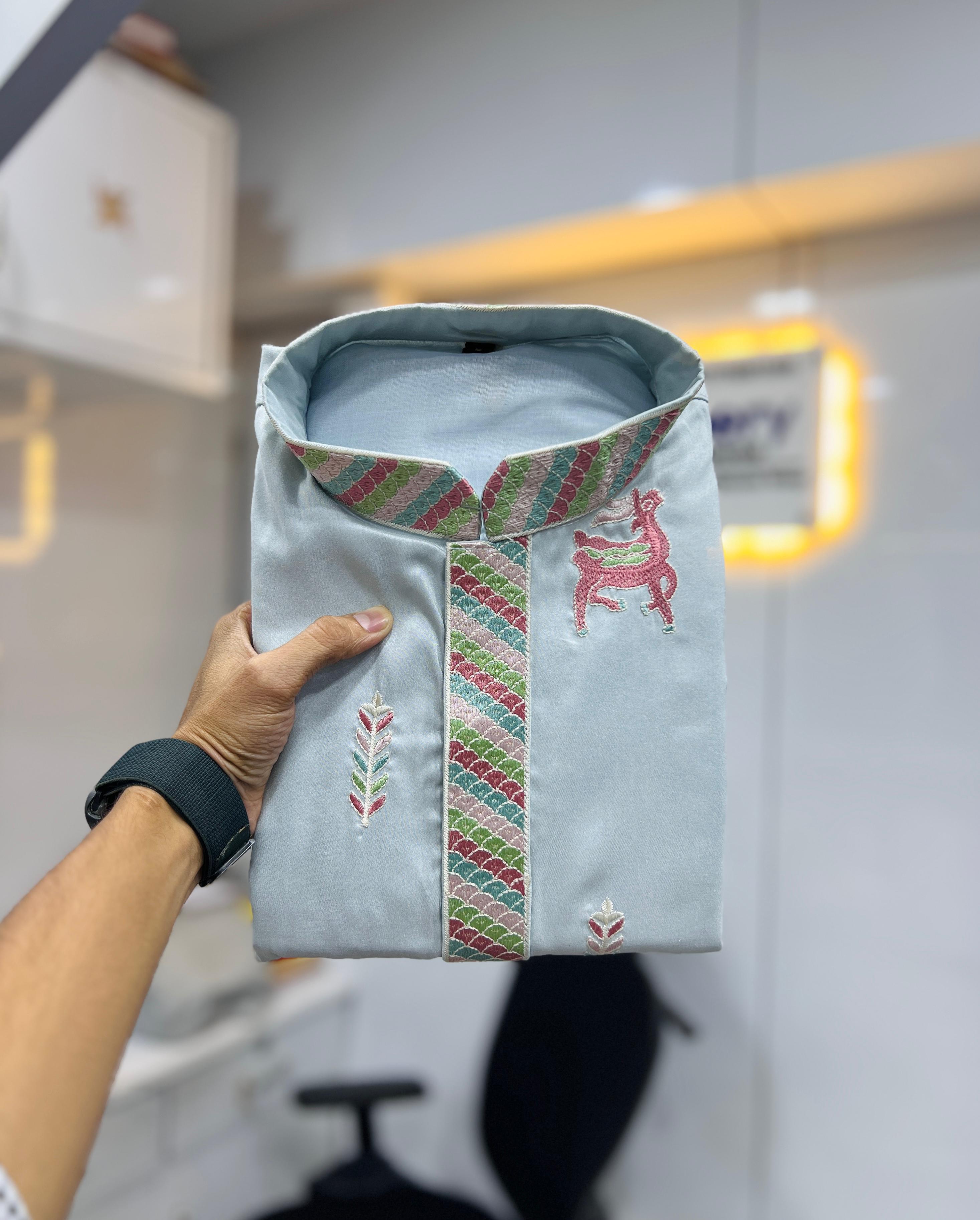 Trendy Daaman Concept Kurta For Mens