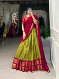 Kanchipuram silk lehenga