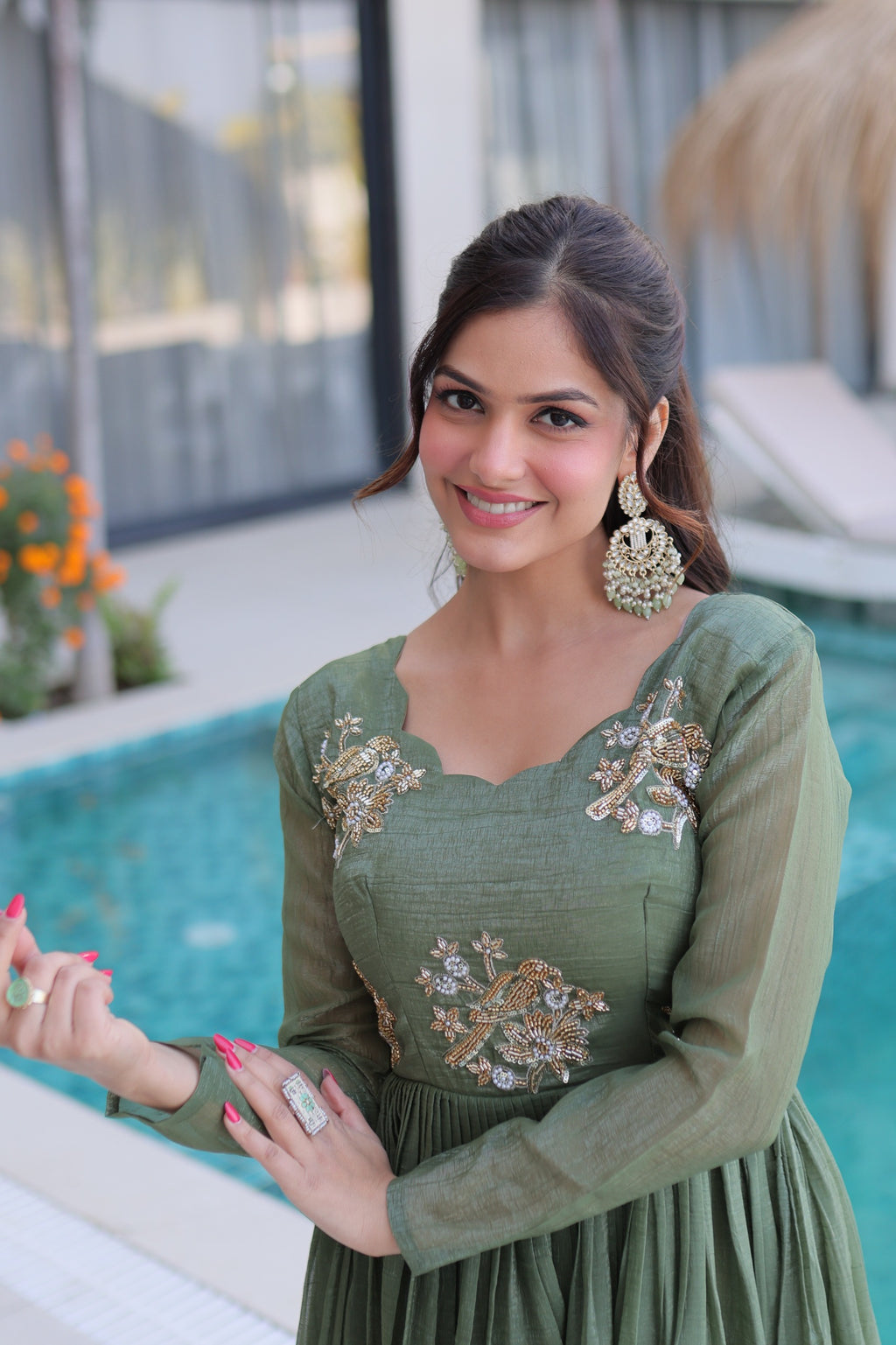 Premium Designer Readymade Gown