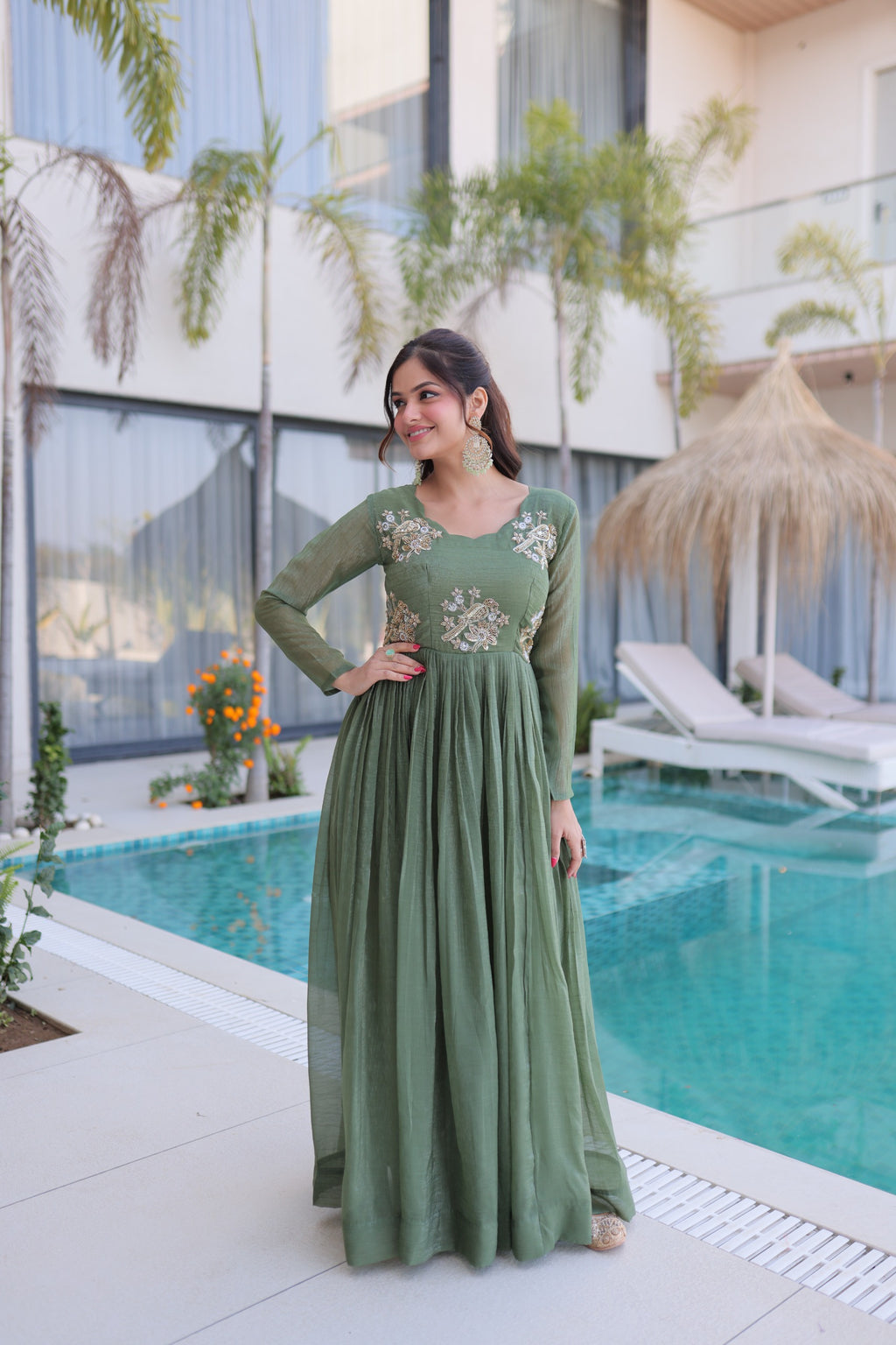 Premium Designer Readymade Gown