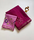 Mul cotton saree with degine in pallu print