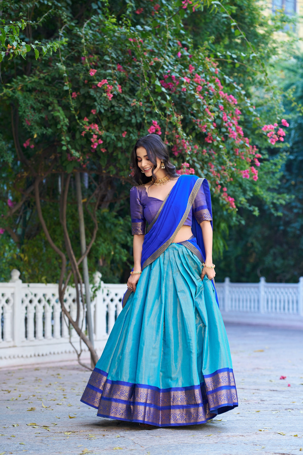 Kanchipuram silk lehenga