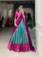 Kanchipuram silk lehenga