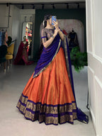 Kanchipuram silk lehenga