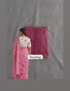 Soft linen cotton saree
